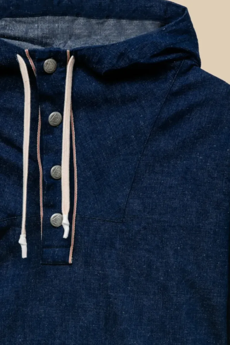Uomo Roy Rogers Capispalla|Anorak 70th Denim Cimosa Rinse