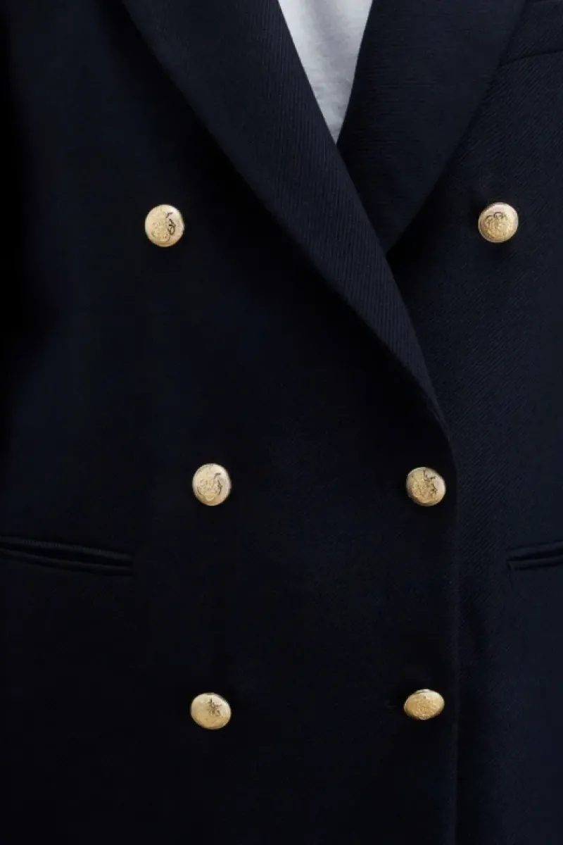 Donna Roy Rogers Capispalla|Blazer Doppiopetto Twill