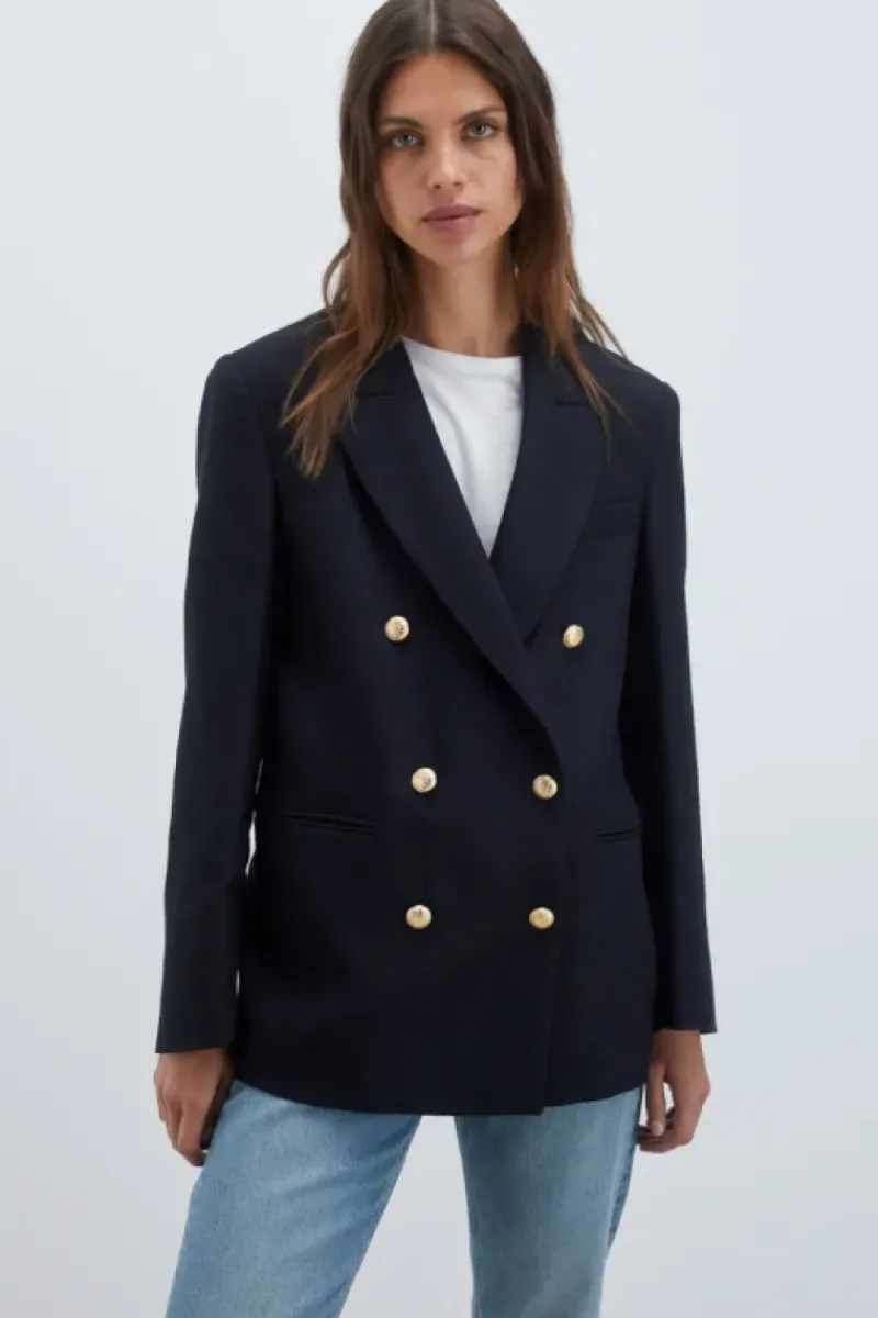 Donna Roy Rogers Capispalla|Blazer Doppiopetto Twill