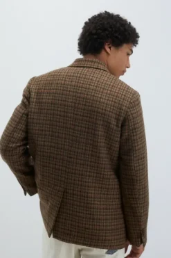 Uomo Roy Rogers Capispalla|Blazer New York In Lana Pied De Poule
