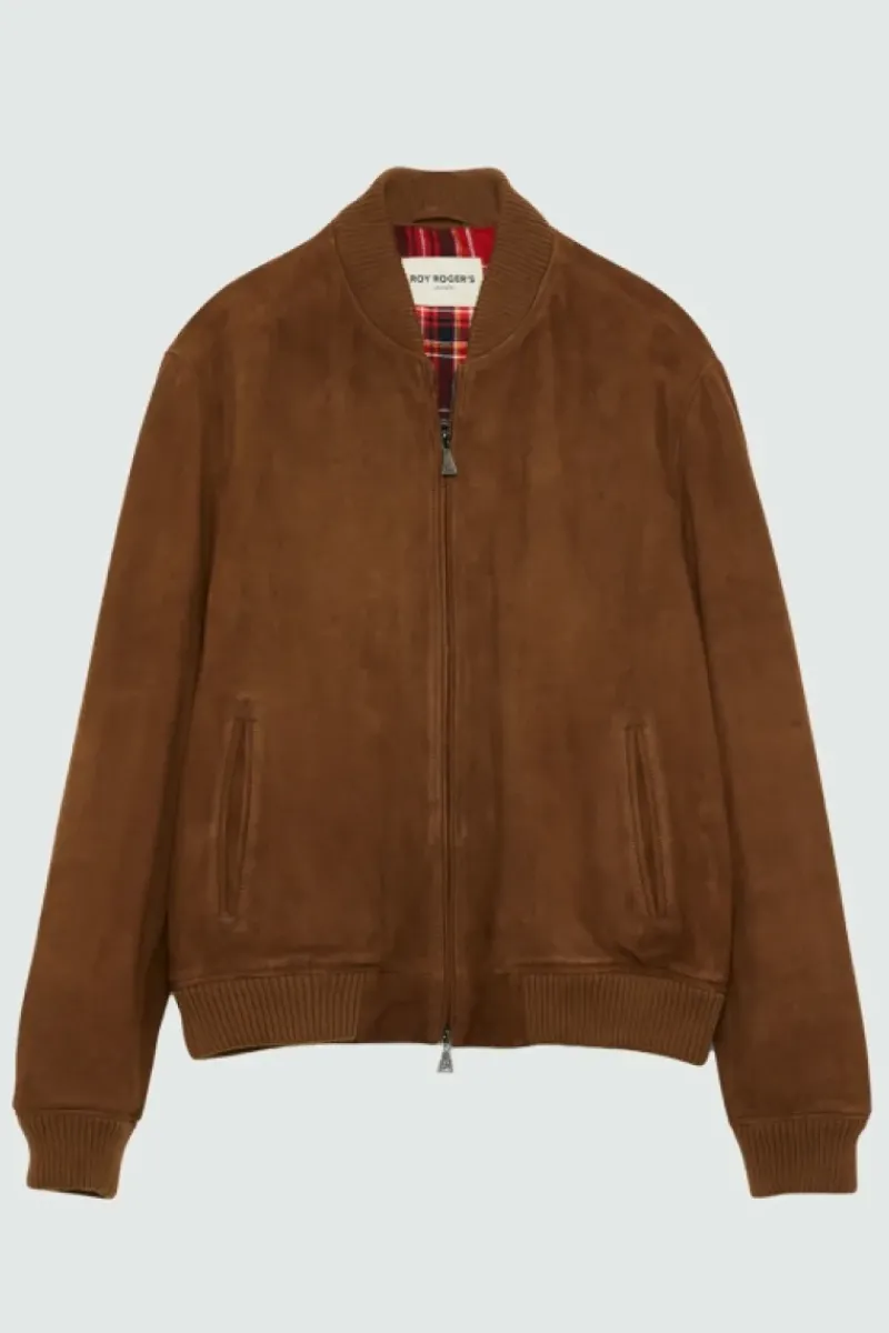 Uomo Roy Rogers Capispalla|Bomber In Suede