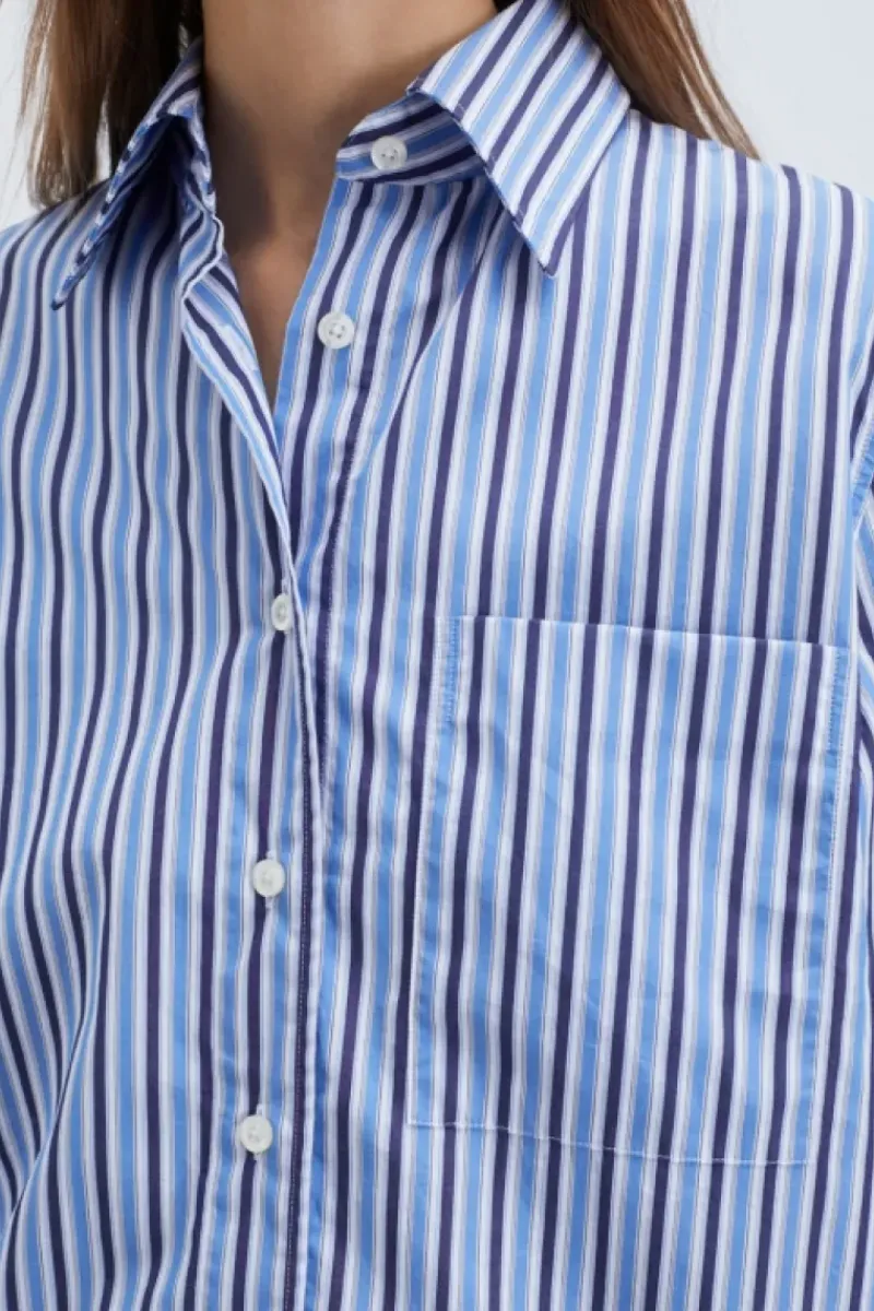 Donna Roy Rogers Camicie|Camicia Mimi Popeline Stripe