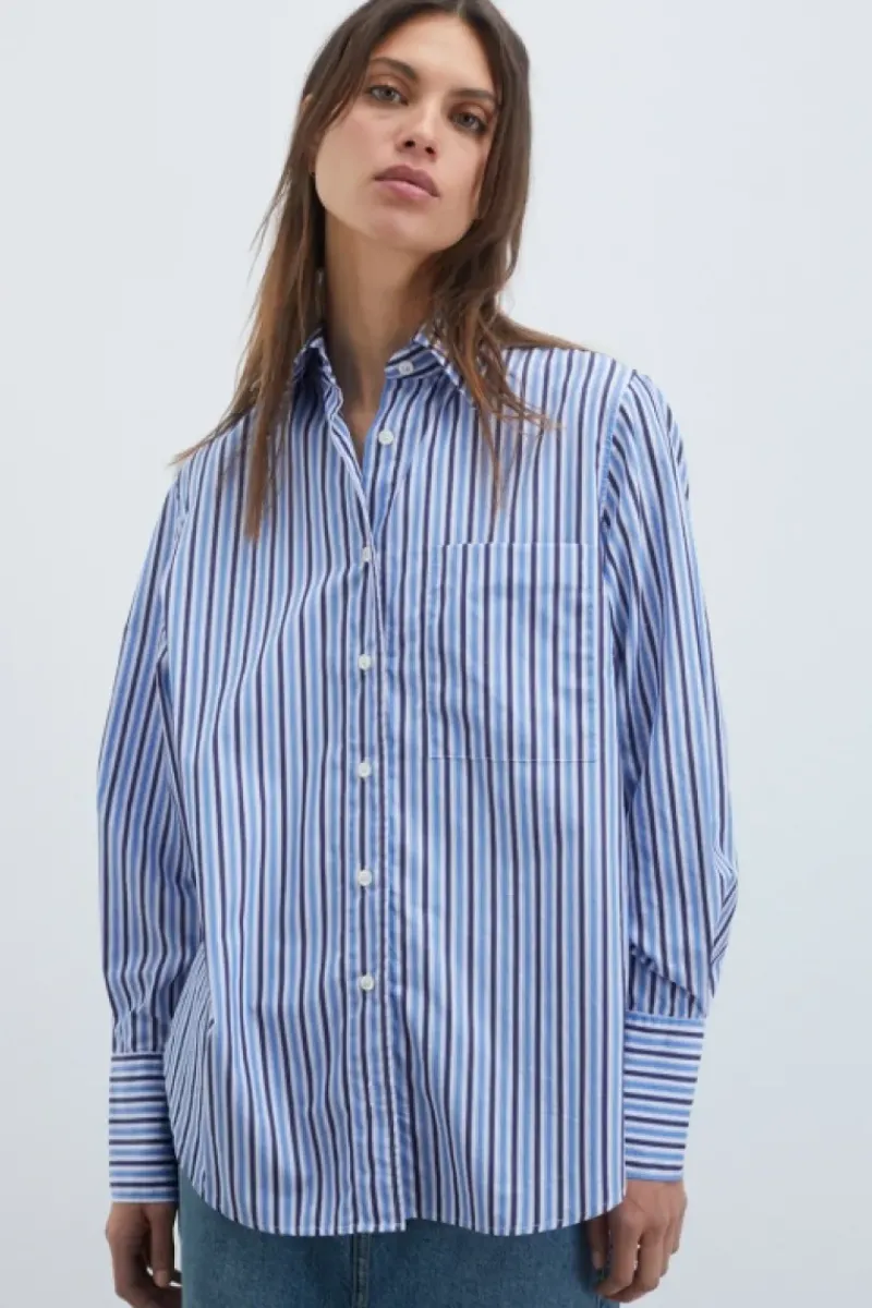 Donna Roy Rogers Camicie|Camicia Mimi Popeline Stripe