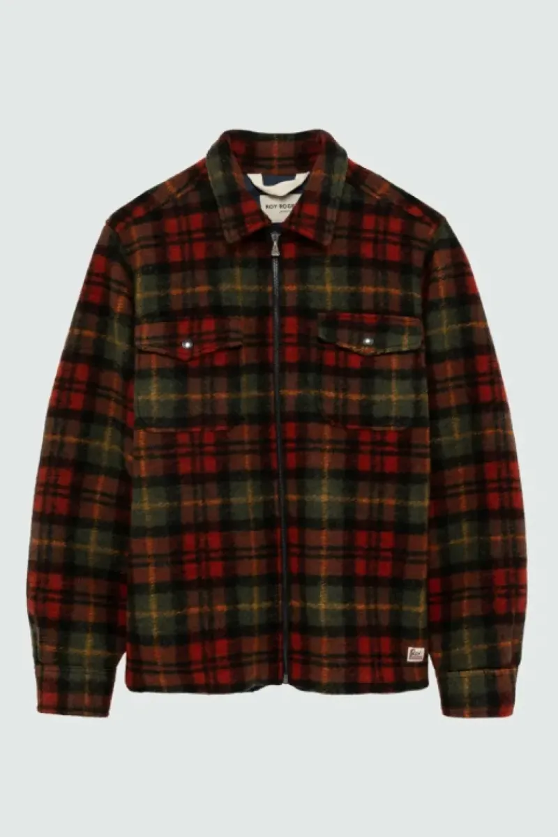 Uomo Roy Rogers Capispalla|Camicia Over Cottage Check