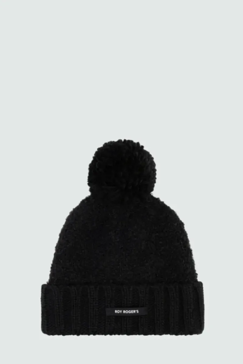 Donna Roy Rogers Accessori|Cappello Beanie Pon Pon