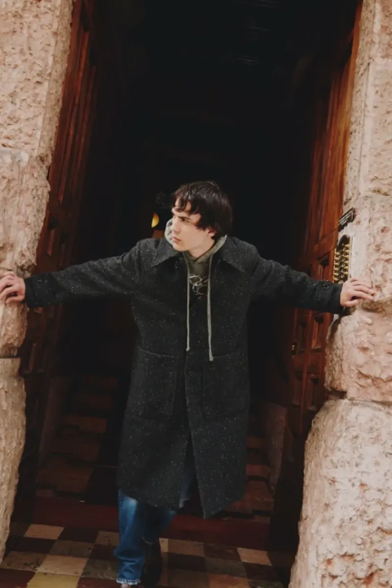 Uomo Roy Rogers Capispalla|Cappotto London In Tweed Donegal
