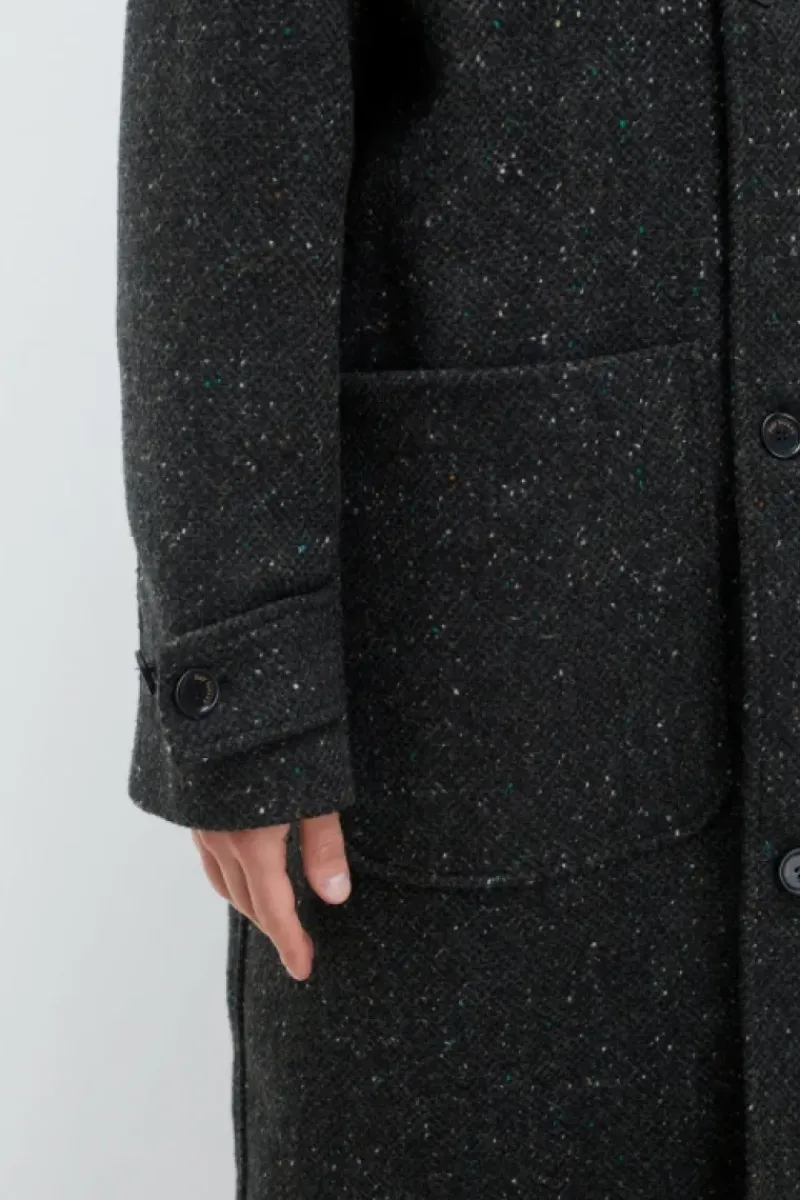 Uomo Roy Rogers Capispalla|Cappotto London In Tweed Donegal
