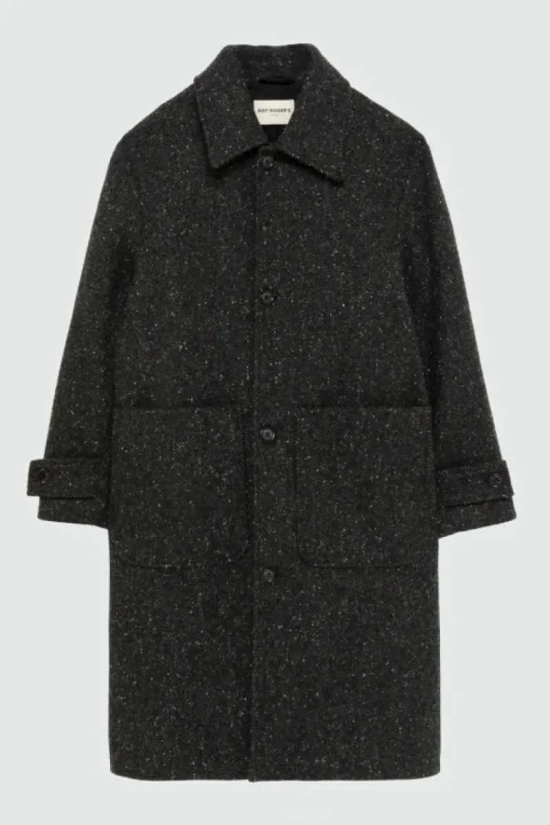 Uomo Roy Rogers Capispalla|Cappotto London In Tweed Donegal