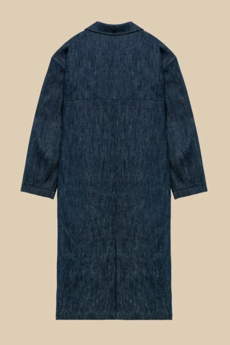 Donna Roy Rogers Capispalla|Cappotto Vintage 60 70th Denim Rinse