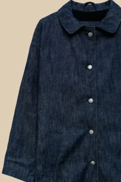 Donna Roy Rogers Capispalla|Cappotto Vintage 60 70th Denim Rinse