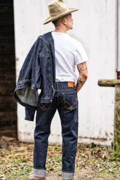Uomo Roy Rogers Selvedge Bar|Jeans|Cult Wide Man Jap Selv. Shrink To Fit Denim Rinse
