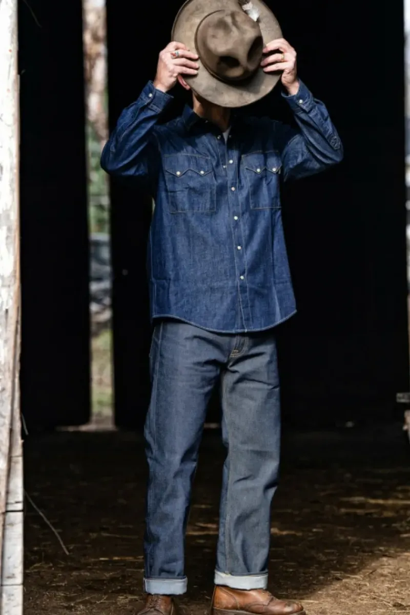 Uomo Roy Rogers Selvedge Bar|Jeans|Cult Wide Man U.s.a. Selvedge Denim Raw