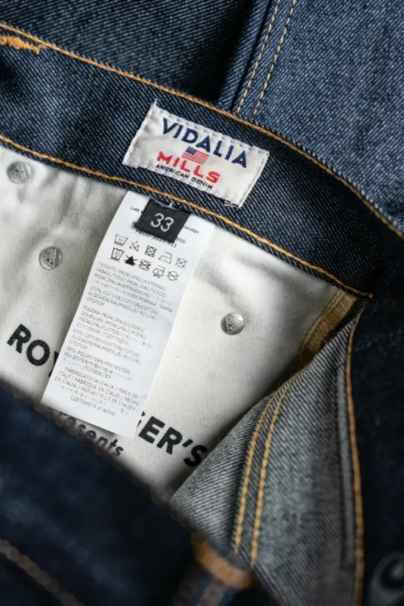 Uomo Roy Rogers Selvedge Bar|Jeans|Cult Wide Man U.s.a. Selvedge Denim Raw