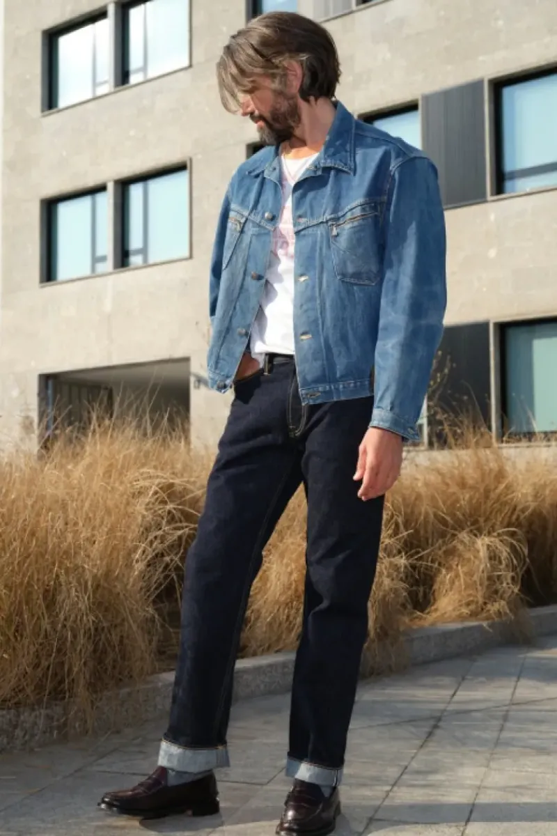 Uomo Roy Rogers Selvedge Bar|Jeans|Cult Wide Selvedge Bar Roy Roger's Denim Jap Rinse