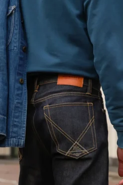 Uomo Roy Rogers Selvedge Bar|Jeans|Cult Wide Selvedge Bar Roy Roger's Denim Raw