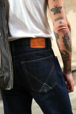 Uomo Roy Rogers Selvedge Bar|Jeans|Cult Wide Selvedge Bar Roy Roger's Denim Jap Rinse