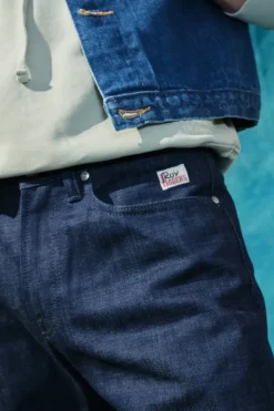 Uomo Roy Rogers Selvedge Bar|Jeans|Cult Wide Selvedge Bar Roy Roger's Org. Denim Raw