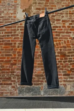 Uomo Roy Rogers Selvedge Bar|Jeans|Cult Wide Selvedge Bar Roy Roger's Black Denim Super S.w.
