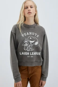 Donna Roy Rogers Maglieria E Felpe|Felpa Peanuts Old Glory Laugh League
