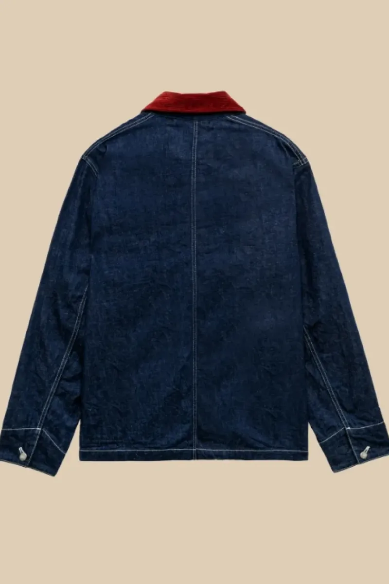 Uomo Roy Rogers Capispalla|Giacca Carcere 70th Denim Cimosa Rinse