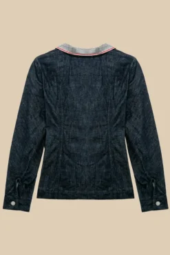 Donna Roy Rogers Capispalla|Giacca Destrutturata 70th Denim Cimosa Rinse