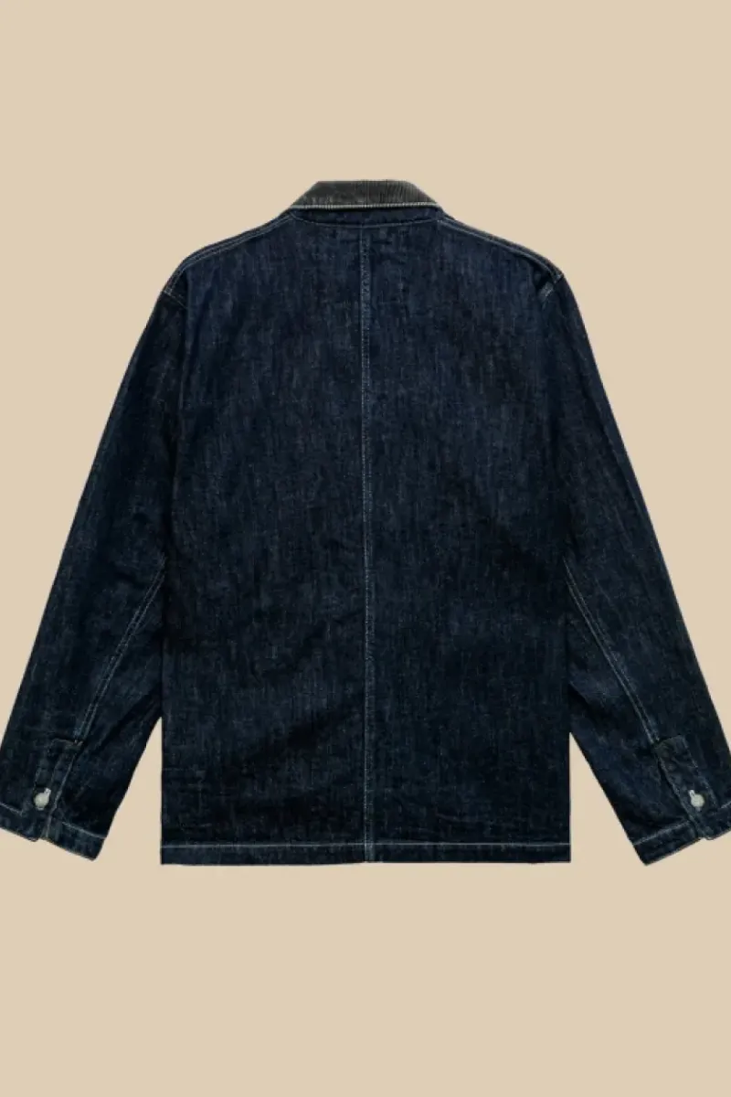 Uomo Roy Rogers Capispalla|Giacca Lavoro 70th Denim Cimosa Rinse