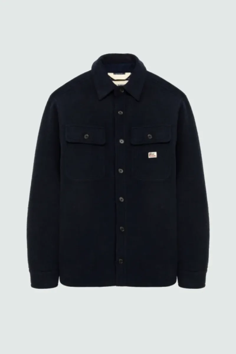 Uomo Roy Rogers Capispalla|Giacca Navy Light Melton