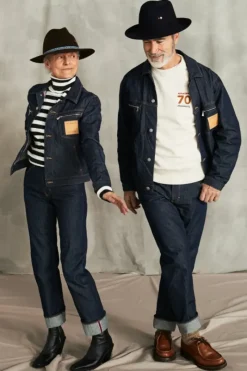 Uomo Roy Rogers Capispalla|Giacca Trucker 70th Denim Cimosa Rinse