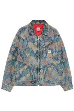 Uomo Roy Rogers Roy Roger's X Dave's Ny|Capispalla|Giacca Work Roy Roger's X Dave's Ny In Jacquard Tapestry