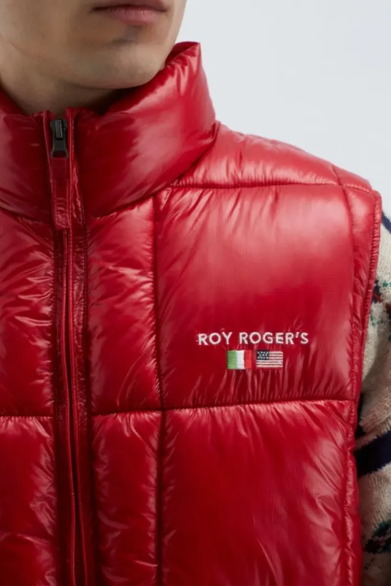 Uomo Roy Rogers Capispalla|Gilet In Nylon Ripstop