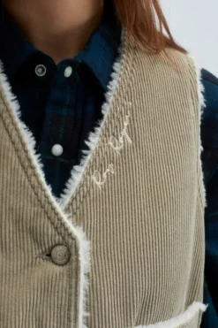 Donna Roy Rogers Capispalla|Gilet Old Glory In Velluto