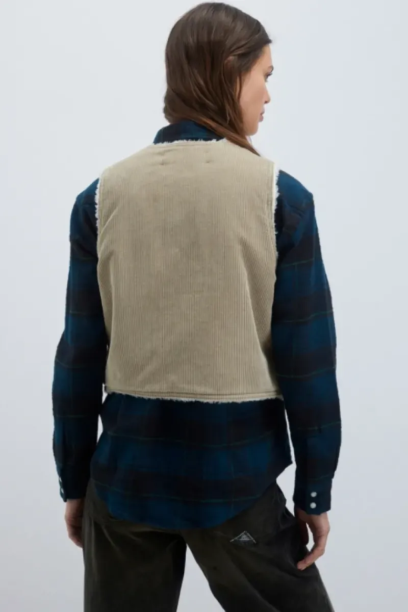 Donna Roy Rogers Capispalla|Gilet Old Glory In Velluto