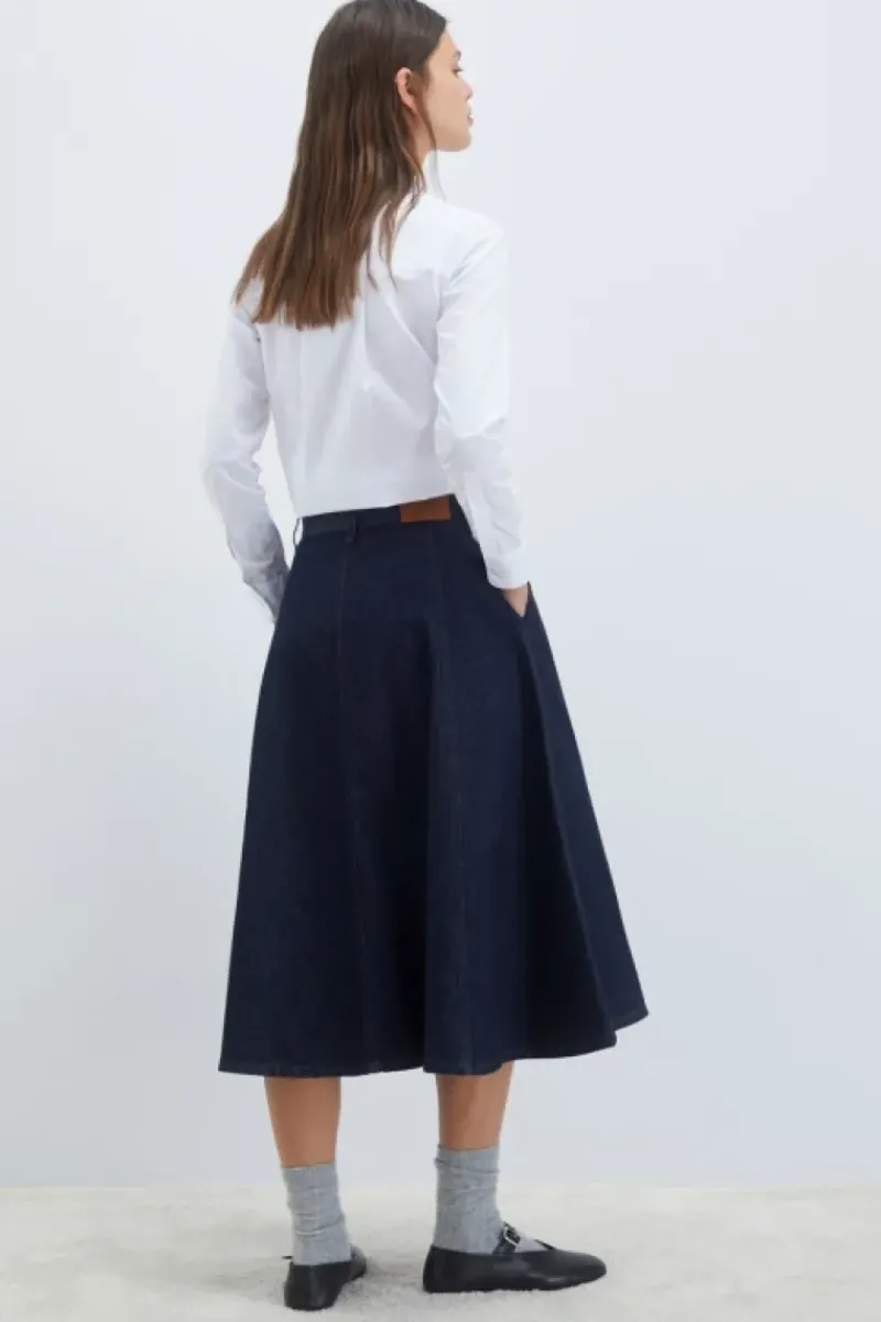 Donna Roy Rogers Pantaloni E Gonne|Gonna Loren Denim Rinse