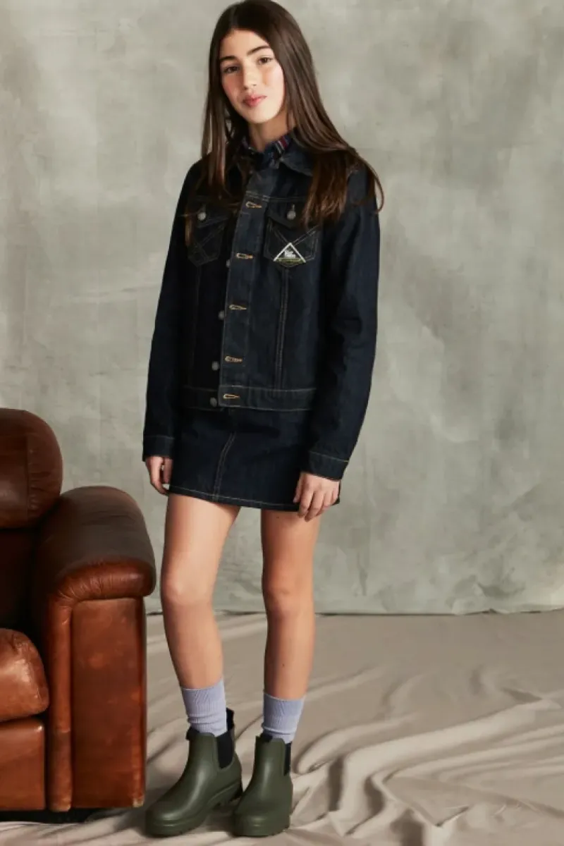 Roy Rogers Bambina|Gonna 70th Denim Cimosa Rinse