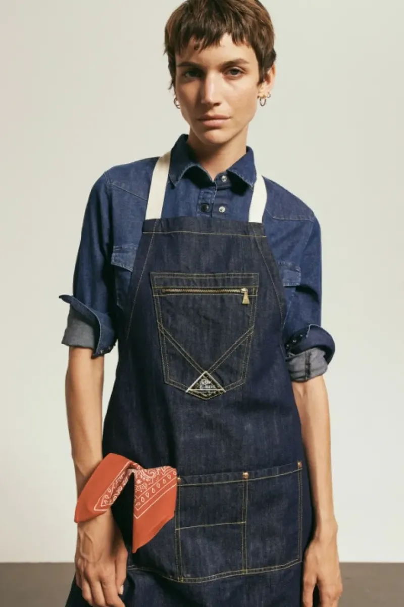 Donna Roy Rogers Accessori|Accessori|Grembiule Denim Washed