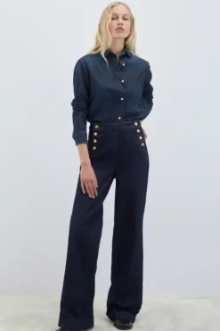 Donna Roy Rogers Pantaloni E Gonne|Jeans Charlie Denim Rinse