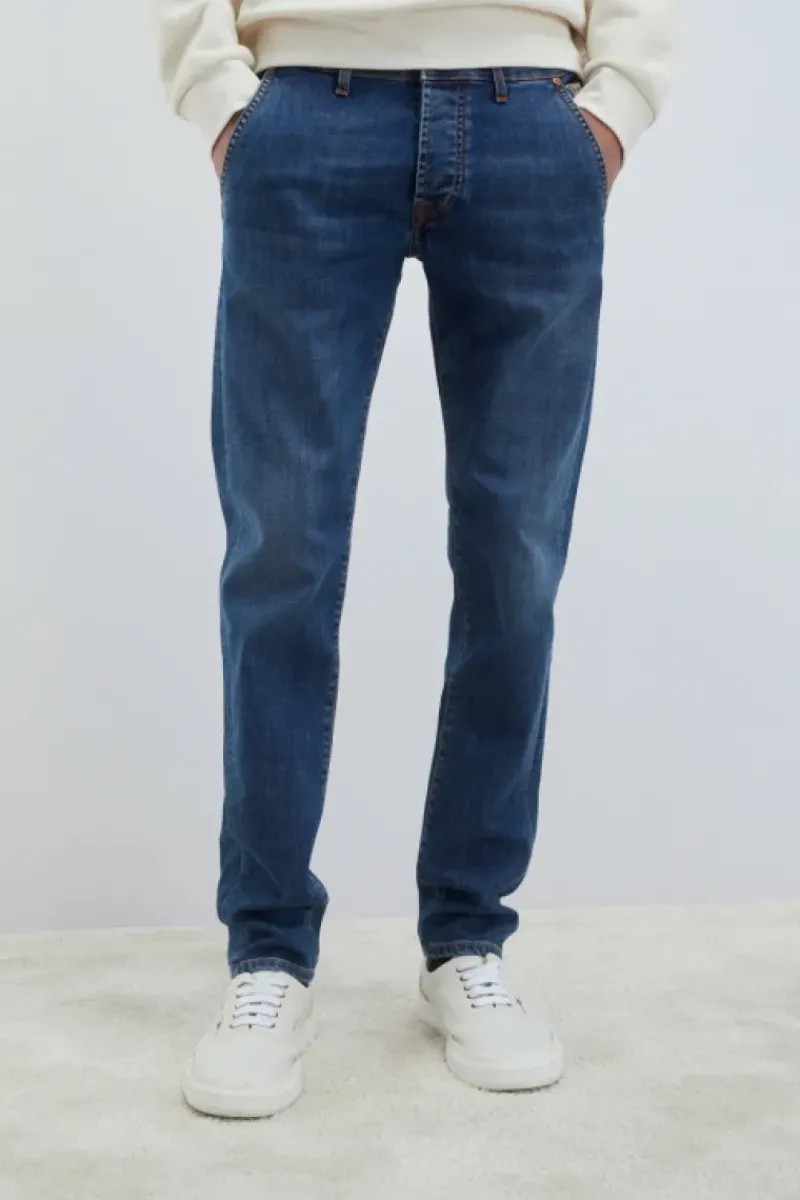 Uomo Roy Rogers Jeans|Slim|Jeans New Elias Carlin Light