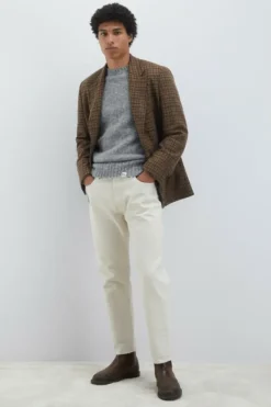 Uomo Roy Rogers Pantaloni|Jeans Re-search Dapper Bull Pure