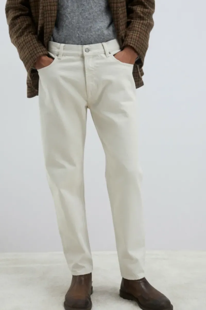 Uomo Roy Rogers Pantaloni|Jeans Re-search Dapper Bull Pure