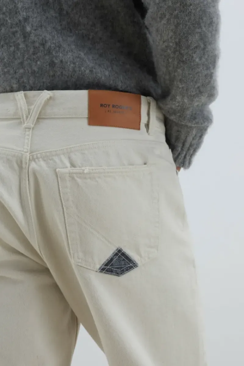 Uomo Roy Rogers Pantaloni|Jeans Re-search Dapper Bull Pure