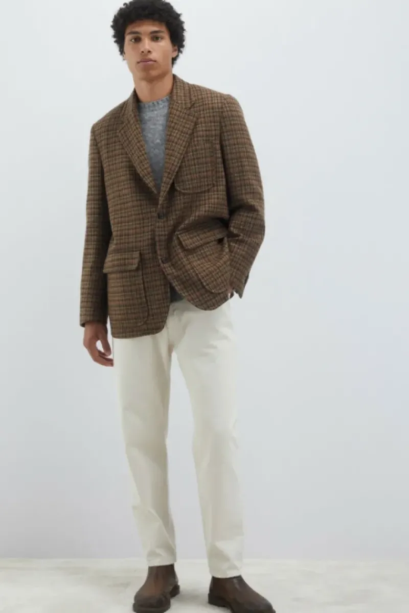 Uomo Roy Rogers Pantaloni|Jeans Re-search Dapper Bull Pure