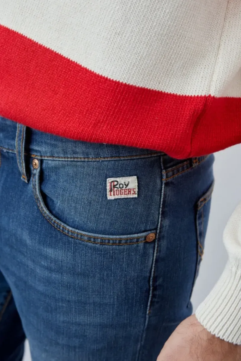 Uomo Roy Rogers Jeans|Slim|Jeans 517 Weared 10