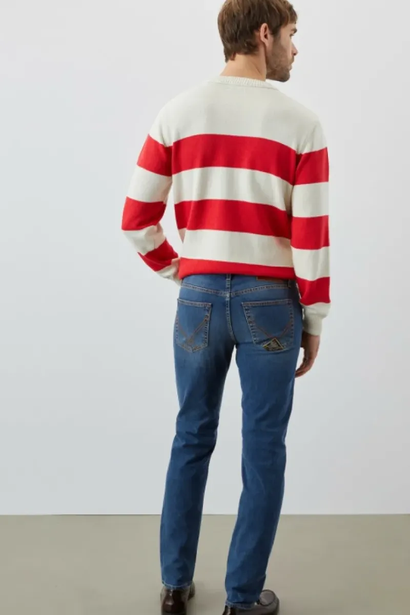 Uomo Roy Rogers Jeans|Slim|Jeans 517 Weared 10