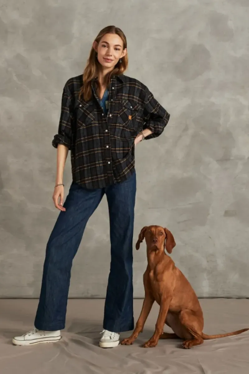 Donna Roy Rogers Jeans|Flare And Bootcut|Jeans Zampa 70th Denim Rinse