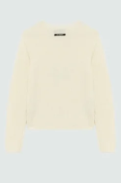 Donna Roy Rogers Maglieria E Felpe|Maglia Girocollo In Lana A Coste