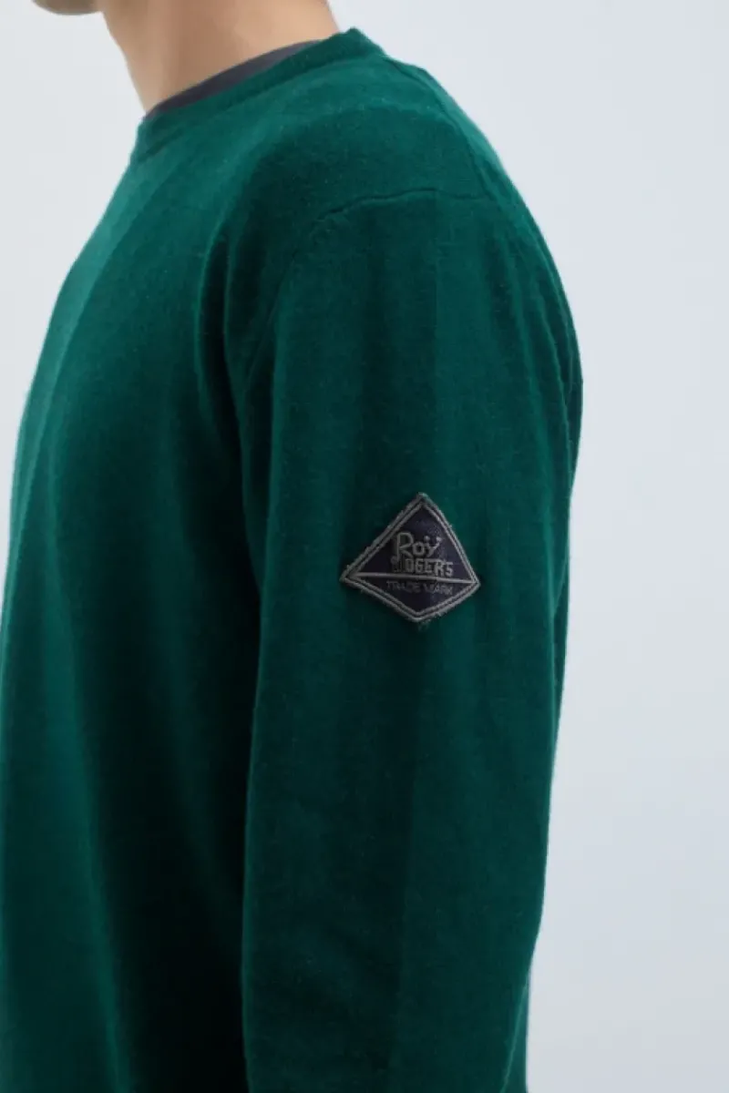 Uomo Roy Rogers Maglieria E Felpe|Maglia Girocollo In Lana E Cashmere Fin.12