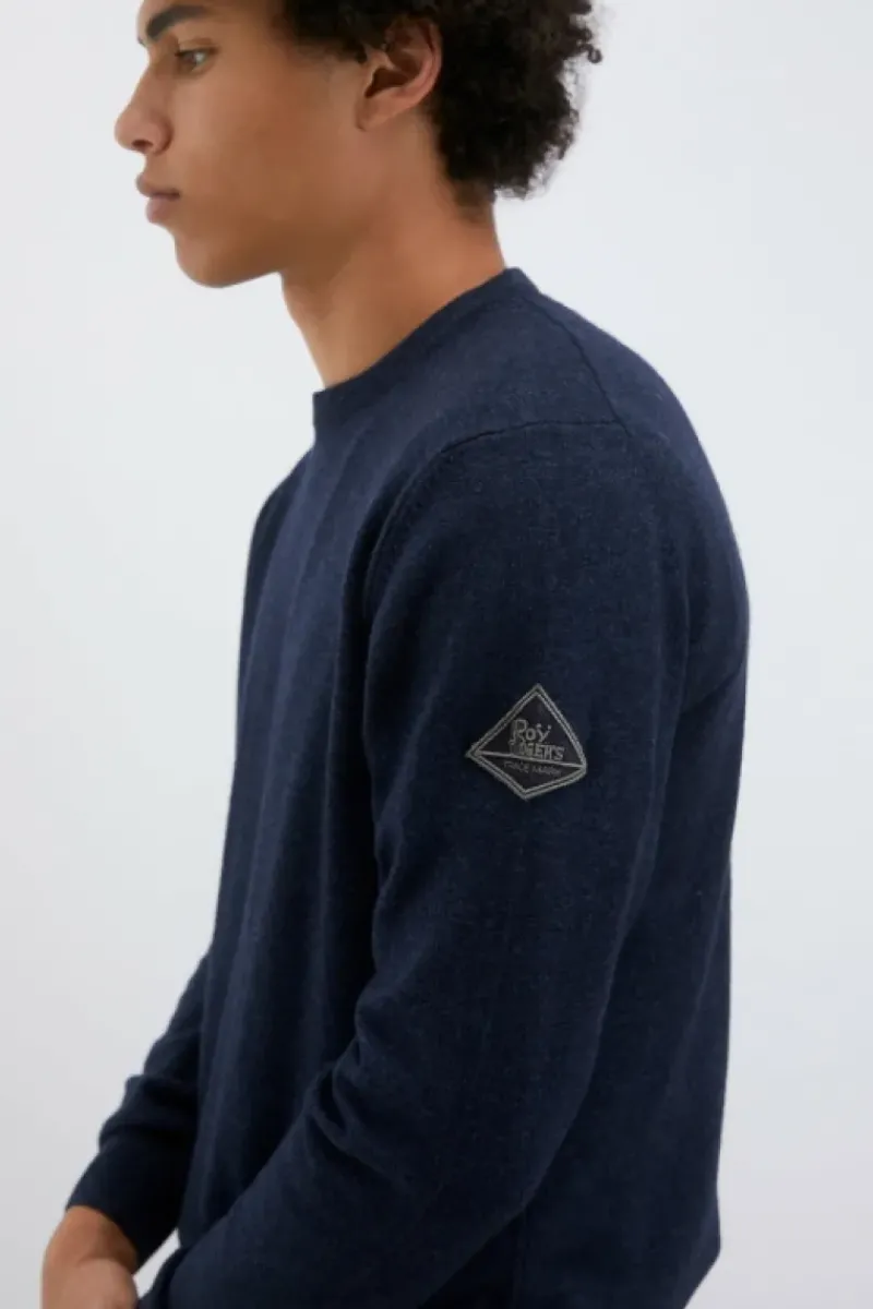 Uomo Roy Rogers Maglieria E Felpe|Maglia Girocollo In Lana E Cashmere Fin.12
