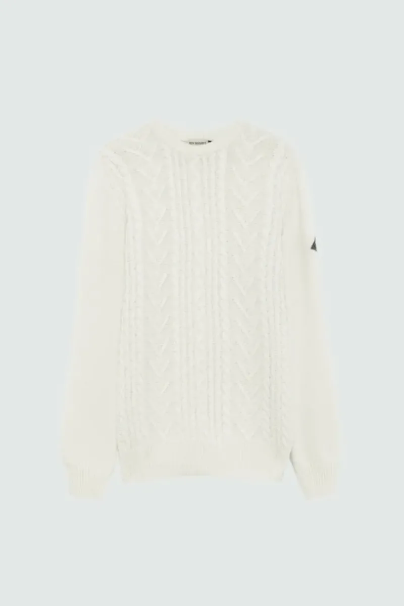 Uomo Roy Rogers Maglieria E Felpe|Maglia Girocollo In Lana E Cashmere Fisherman