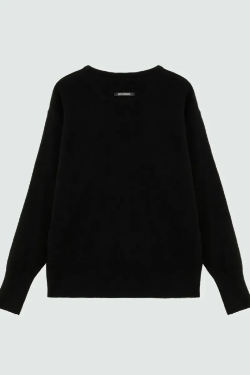 Donna Roy Rogers Maglieria E Felpe|Maglia Girocollo In Lana E Cashmere