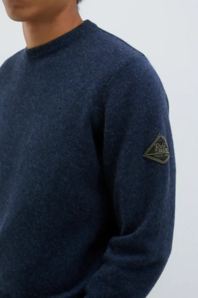 Uomo Roy Rogers Maglieria E Felpe|Maglia Girocollo In Lana E Cashmere Muline